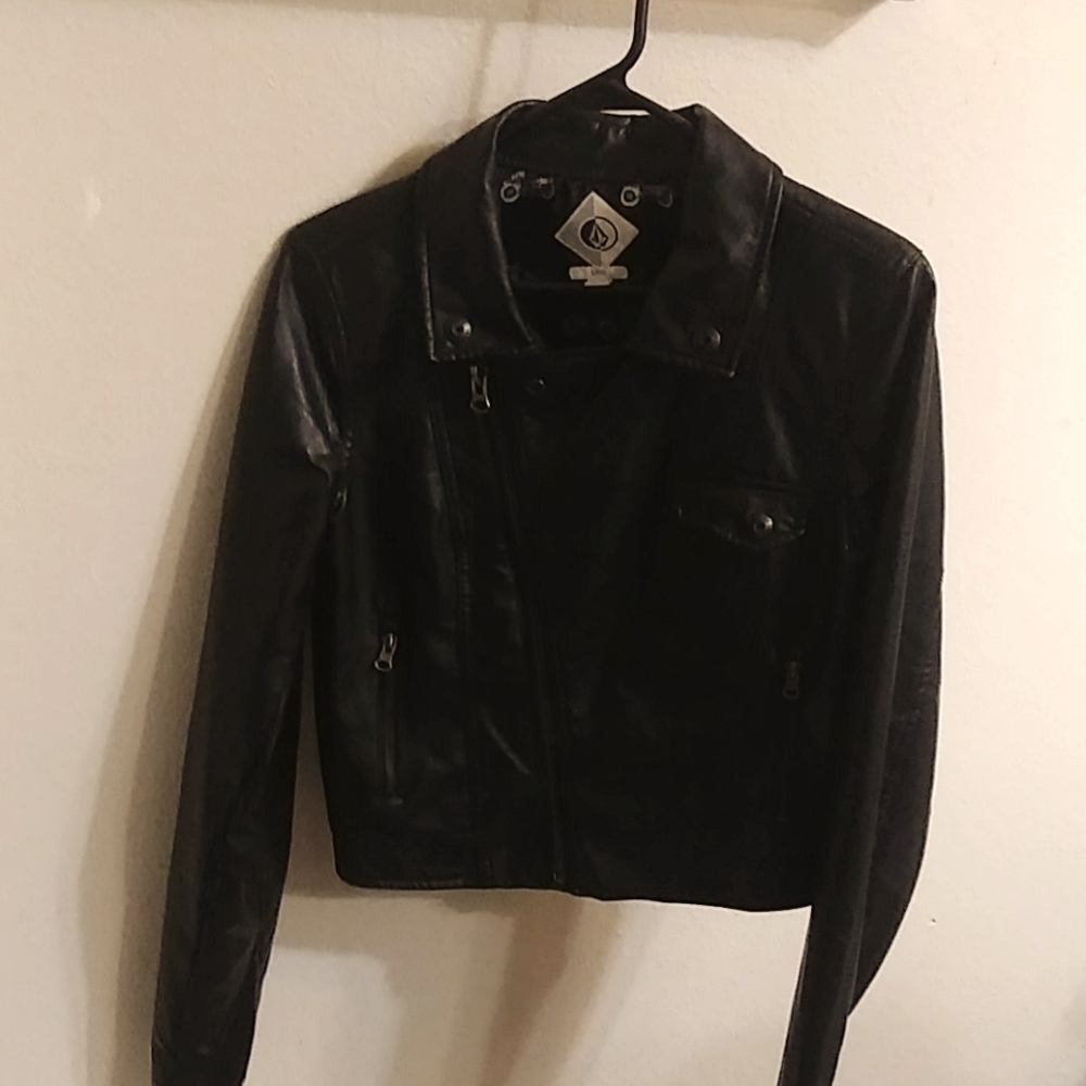 Volcom Faux Leather Women's Jacket
